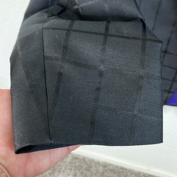 Issey Miyake Black Wool Blend Grid Blazer - Picture 6 of 16